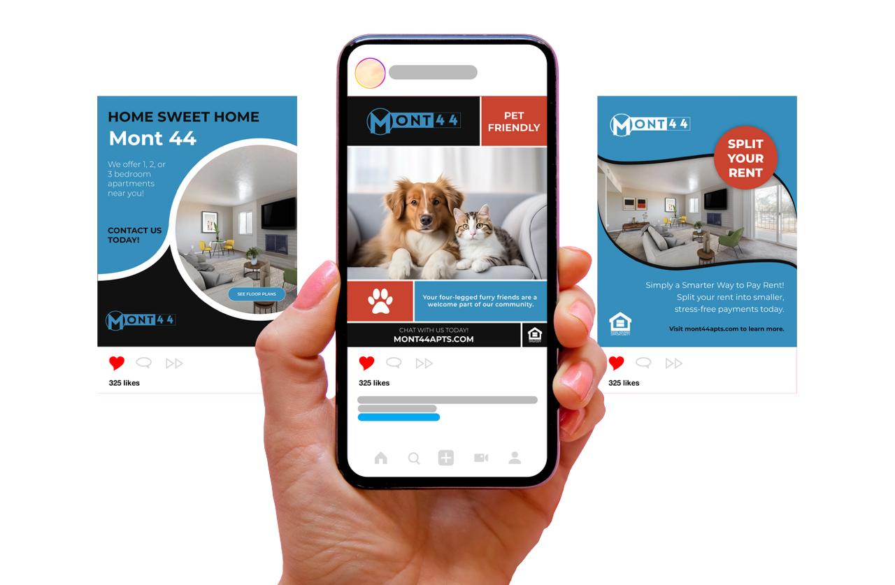 Mont 44 Apartments Social Media Advertisement - 5th Floor Media